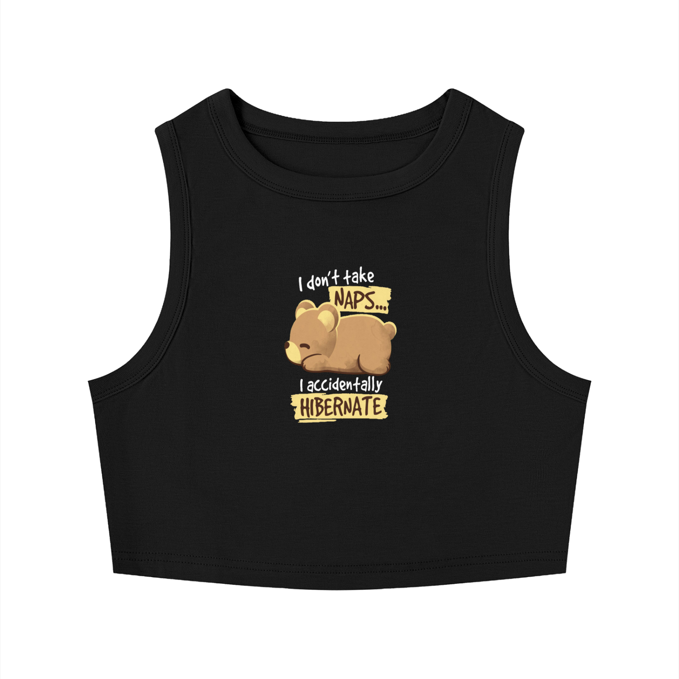 Women's Tight Crewneck Crop Tank Top